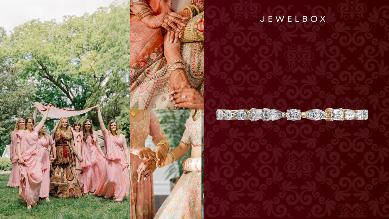 2025 Bridesmaid Jewellery Collective: 5 Gorgeous Curated Favourites 8 Amore Multi-Shape Evergreen Tennis Bracelet