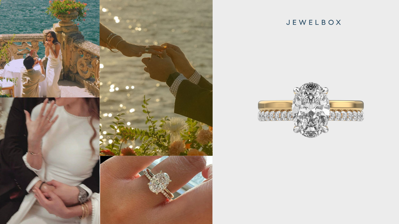 Twofold Twinned Radiance Diamond Ring